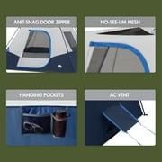 Ozark Trail 10’ x 9 6-Person Instant Cabin Tent with LED Lighted Hub, 25 lbs