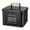 Black, variant on deevoka Laundry Dryer Sheet Container Dustproof with Lid for Dorm Wash Room Bathroom White