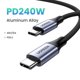 thumbnail image 3 of Cable USB tipo C UGREEN de 240 W para iPhone 15, Samsung S23, Power Line PD3.1 para PS5, Nintendo Switch, cable USB C PD de 5 A con supercarga de 5 A, 3 of 5