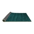 thumbnail image 2 of Ahgly Company Indoor Rectangle Abstract Turquoise Blue Contemporary Area Rugs, 5' x 7', 2 of 4
