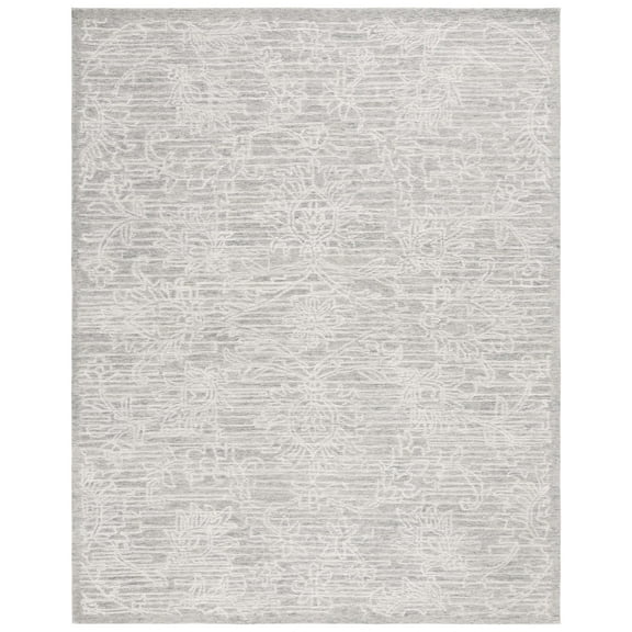 SAFAVIEH Roslyn Olivia Abstract Area Rug, Light Grey/Ivory, 8' x 10'