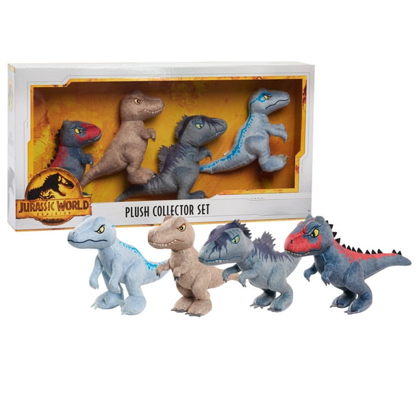 Jurassic World Plush Stuffed Animals Dinosaur Collector Set, Walmart  Exclusive, Kids Toys for Ages 3 Up, Gifts and Presents, Walmart Exclusive -  