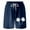Dark Blue, variant on Utlike Boys Swim Trunks Casual Solid Color Drawstring Elastic Waist Shorts Summer Hawaii Holiday Beach Shorts Breathable Boys Shorts Size 6 Years-7 Years