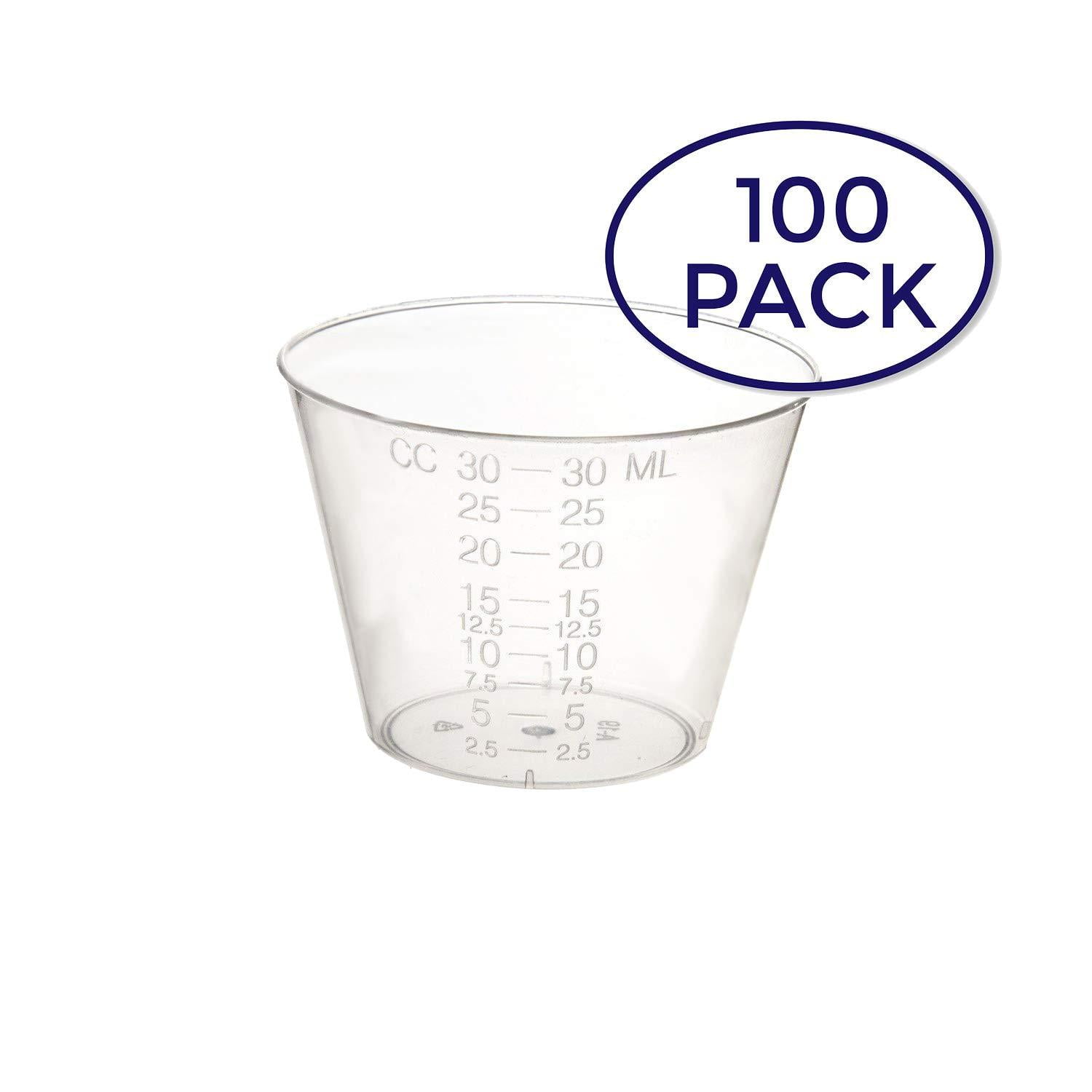Dynarex 42521 Medicine Cup (Polyethylene), 100 Count, 1 Sleeve, Clear