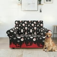 thumbnail image 5 of XYZCANDO Santa Claus Couch Sofa Covers 1-Piece Stretch Armchair Cover Sofa Covers 1 Cushion Sofa Couch Slipcover Furniture Protection Decorative for Living Room, 5 of 6