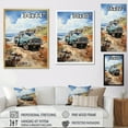 thumbnail image 4 of Designart "Pickup Truck Coastal euphony" Pickup Truck Floater Framed Canvas Art Print, 4 of 7