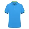 thumbnail image 5 of PFRNLF Womens Polo Shirts Short Sleeve Button Lapel Collared Summer Tops Business Casual Basic Tees, 5 of 7