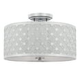 thumbnail image 3 of SAFAVIEH Hutch 3-Light 15 in. Dia. Geometric Flush Mount, Chrome, 3 of 6
