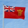 thumbnail image 2 of Aihccy Jersey Red Ensign Flag with Brass Grommets Size - 3x5Ft, 2 of 3