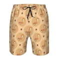 thumbnail image 4 of Kdxio Squirrel And Nuts Pattern Mens Casual Shorts - Drawstring Summer Beach Sports Shorts for Men, 4 of 9