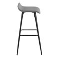 thumbnail image 2 of Modern Bar Stool Set of 2, 30 Inch Counter Height Faux Leather Stools with Metal Frame for Kitchen Island, 2 of 4