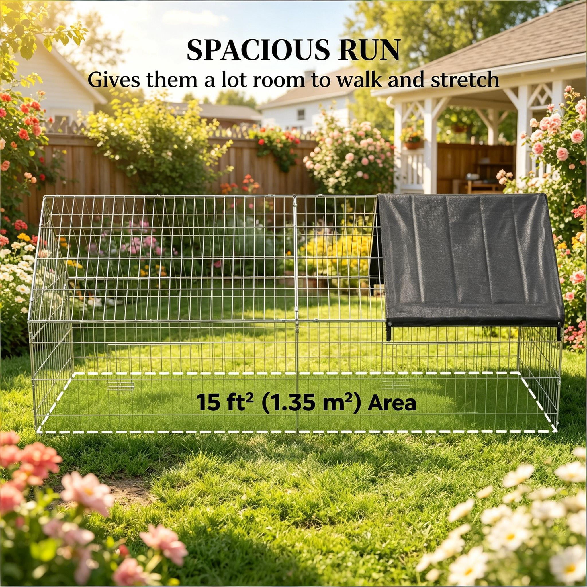 Backyard Chicken Coop, Duck Coop, Rabbit Cage Small Animals Coop