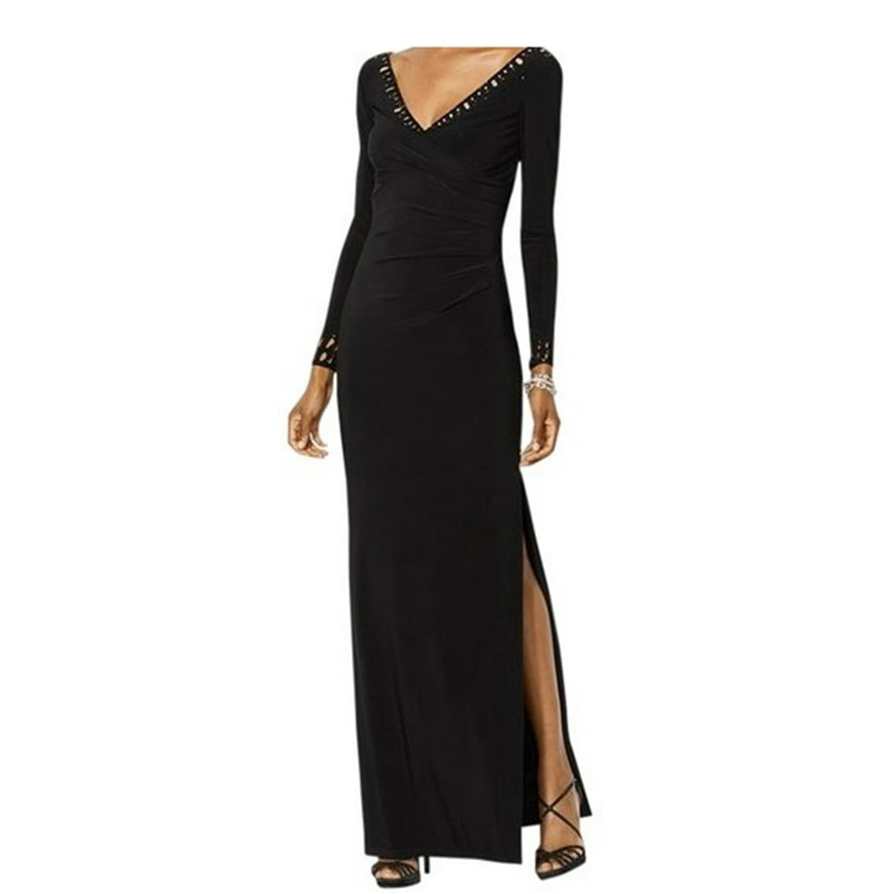 black gown long sleeve