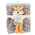thumbnail image 2 of Hudson Baby Infant Boy Plush Blanket with Toy, Fox, One Size, 2 of 2