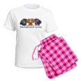 thumbnail image 5 of CafePress - Dachshund Lover Women's Light Pajamas - Women's Short Sleeve Print T-Shirt and Pants Light Cotton Pajama Set, 5 of 7