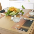 thumbnail image 4 of Ambesonne Nautical Place Mats Set of 4, Sunrise over Ocean, Standard Size, Orange Blue, 4 of 6