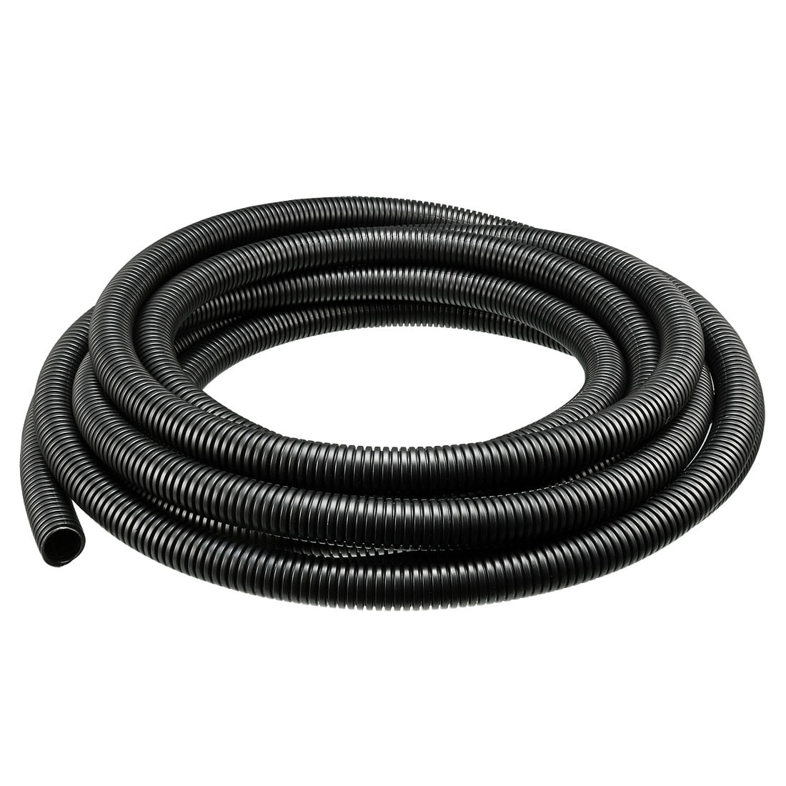 Corrugated Tube Conduit PP Tubing Flexible Pipe Black 14.3mmx18.5mm 6