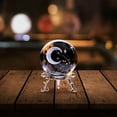 thumbnail image 1 of Galaxy Ornament 2.36 Inch Galaxy Plane Glass With Metal Holder Inner Carved Small Sphere Glass For Home Bedroom Indoor Decoration Kindergarten Ornament Christmas Trees Decorations Jasmine Ornament, 1 of 3