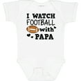 thumbnail image 3 of Inktastic I Watch Football with My Papa Boys Baby Bodysuit, 3 of 5