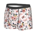 thumbnail image 2 of Wukai Rose Flowers Print Men’s Underwear Breathable Boxer Briefs,&nbsp;Moisture Wicking & Breathable-Large, 2 of 7