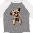 thumbnail image 4 of Inktastic Border Terrier Boys or Girls Long Sleeve Baby Bodysuit, 4 of 5