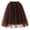 Brown, variant on Women's Candy Colored Puffy Skirt, High Waist A-Line Tulle Layered Mesh Puffy Skirt, Fashion Casual Party Skirt for Daily Wear, Dance and Special Occasions Light Blue 55