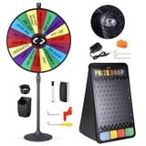 WinSpin 36" Dual Use 18 Slots Prize Wheel Prize Drop Game Board Kit w ...