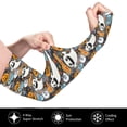 thumbnail image 3 of Goofa Happy Halloween2 Pattern UV Sun Protection Arm Sleeves, UPF 50 Sports Cooling Arm Compression Sleeves for Men Women Teenager, 3 of 8