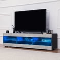 thumbnail image 3 of Modern TV Stand with RGB LED Light Entertainment Center Media Console TV Unit for Up to 65 Inch TV, 3 of 10