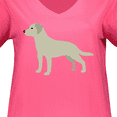 thumbnail image 3 of Inktastic Labrador Women's Plus Size V-Neck T-Shirt, 3 of 4