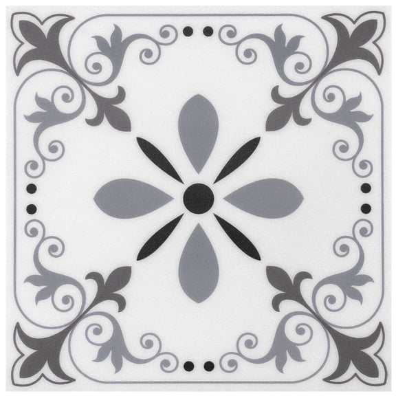 20-Pack 7.9x7.9 Inch Self-Adhesive PVC Floor Tiles Waterproof Non-Slip Peel and Stick Flooring Easy DIY for Bedroom Kitchen Living Room Covers 4.3 Sq Ft