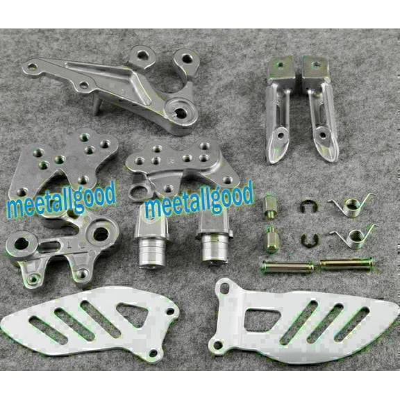Fit for Suzuki 2005-2011 GSXR 1000 K5 motor Front Rider Footrest Foot Pegs Brackets