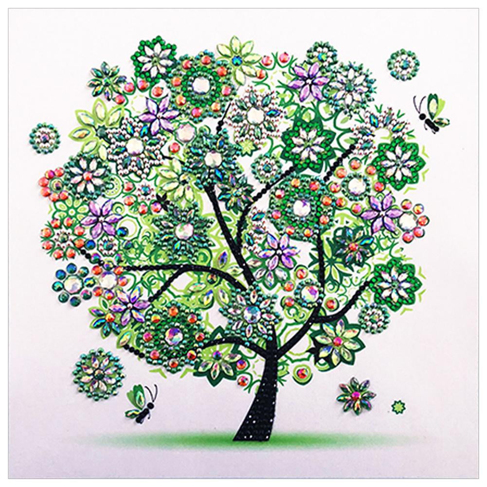 5D Full Drill Diamond Painting Embroidery Cross Stitch Kits Art Four Season Tree