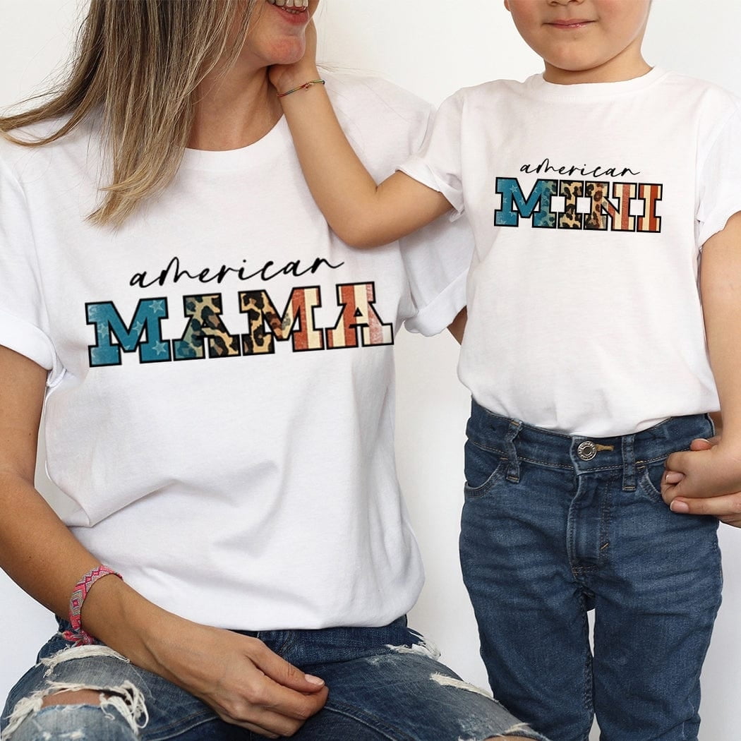 Mothers Day Gift Mini Shirt Mama Shirt ACDC Mama & Mini Shirt Rock and Roll Mom Gift Mommy And Me family Shirt Matching Family Shirt