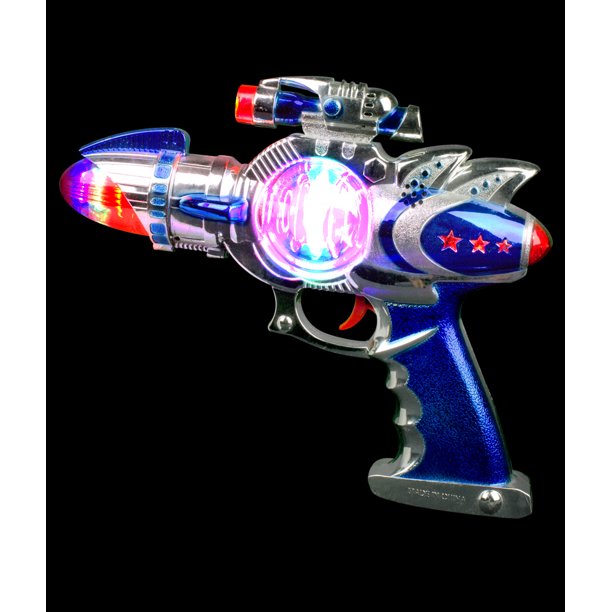 LED Spinning Space Blaster Gun - Walmart.com - Walmart.com
