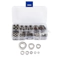 thumbnail image 3 of Almencla 360PCS Ensemble 304 Rondelles en Acier Inoxydable Assortis Métrique Plat Outil de Rondelle M2 - M10, 3 of 8