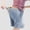 Blue, variant on Women's Ribbed Knit Shorts Liweisiy Lettuce Hem Adjustable Waist Lightweight Shorts Casual Loose Underwear Shorts Pink M