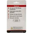 thumbnail image 3 of Triplett GFCI Outlet/Receptacle Tester with 5 Visual Indicators (ET100), 3 of 10