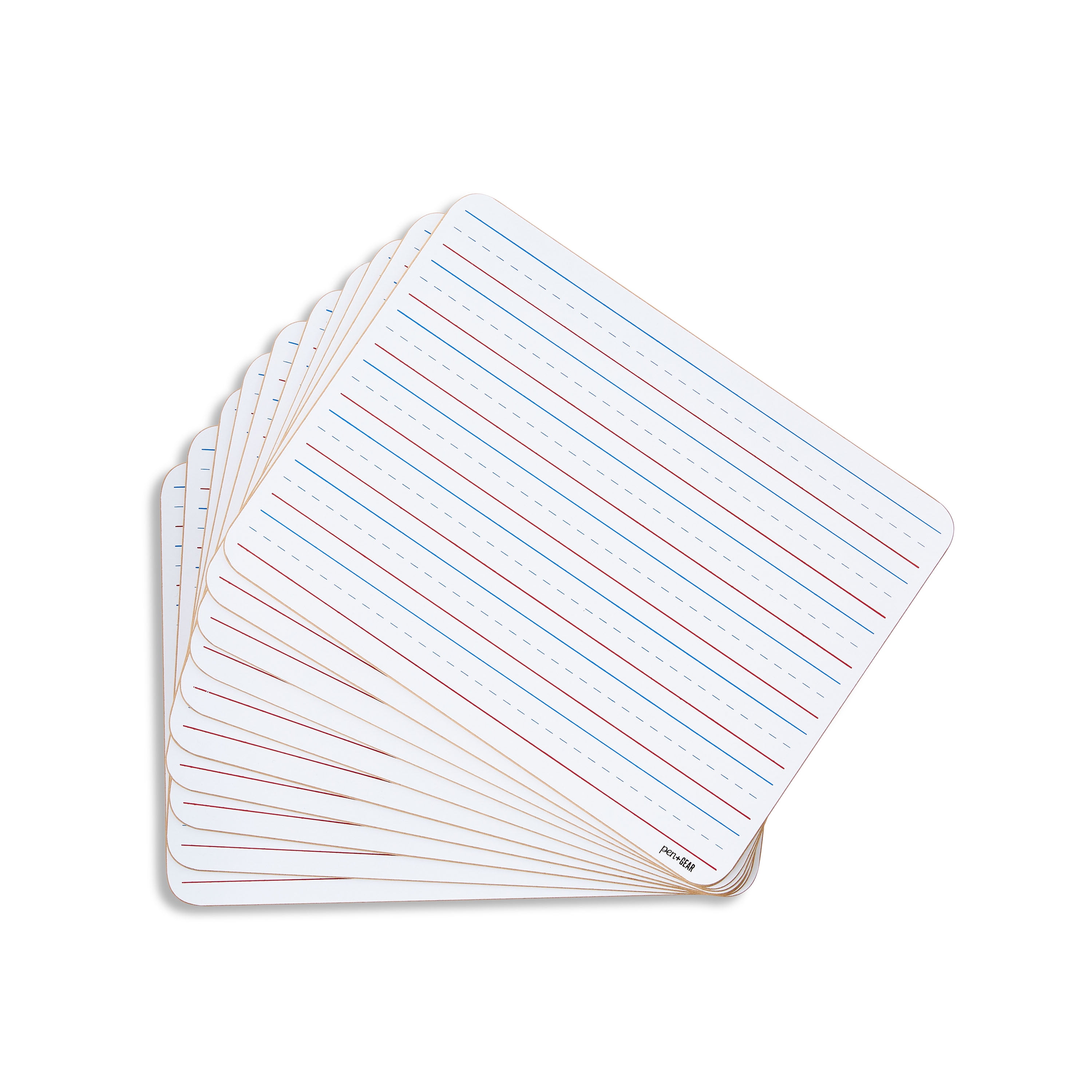 Pen+Gear Dry Erase Double Sided Whiteboard 10 Pack