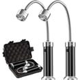 thumbnail image 1 of Accesorios para parrilla de barbacoa para exteriores con Base magnética, cuello Flexible de 360 ​​grados, resistente al calor del agua, paquete de 2, 1 of 5