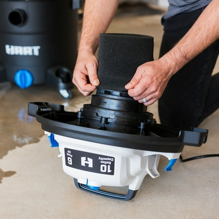 HART Foam Filter for Wet Pick-up, 1-Pack, VFF51 3701, Fits 5 to 20 Gallon Wet/Dry Vacuum Cleaners