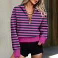 thumbnail image 2 of Sweatshirts For Teen Women Long Sleeve Print Casual Zipper Graphic Hoodies Drawstring Pullover Oversized Hoodies, 2 of 5
