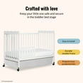 thumbnail image 4 of Dream On Me Universal Convertible Crib Toddler Guard Rail, White, 4 of 6