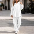 thumbnail image 5 of Lutiedan Womens 2 Piece Sherpa Set Oversized Long Sleeve Hoodie and Joggers Outfit Casual Winter Warm Sweatsuits S-XXL, 5 of 7
