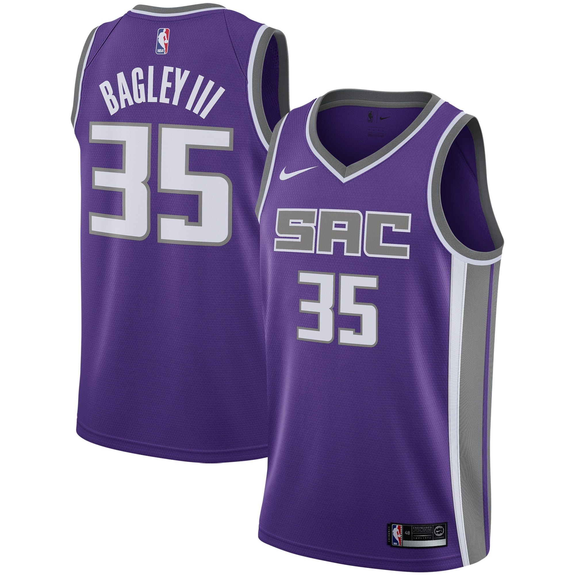 Sacramento Kings Marvin Bagley III Nike 