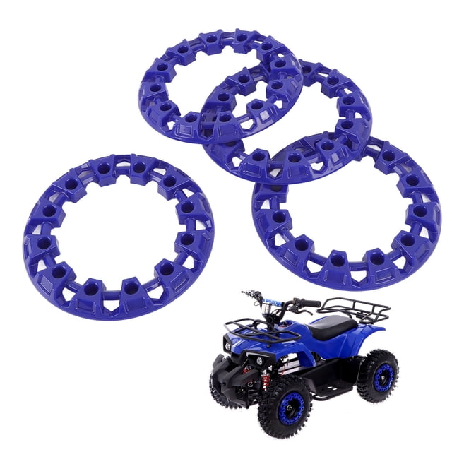 4pca ATV Wheel Cubo de Cubo de la Rueda Universal de 6 Pulgadas Decoración del Cubo del Cubo