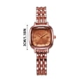 thumbnail image 2 of Stylish Women's Watch With Alloy Design For Any Occasion Display Feature Unisex Appeal Versatile Matching Options Ideal Accessory For Every Wardrobe for Elderly Women Ladies with Leather Strap, 2 of 3