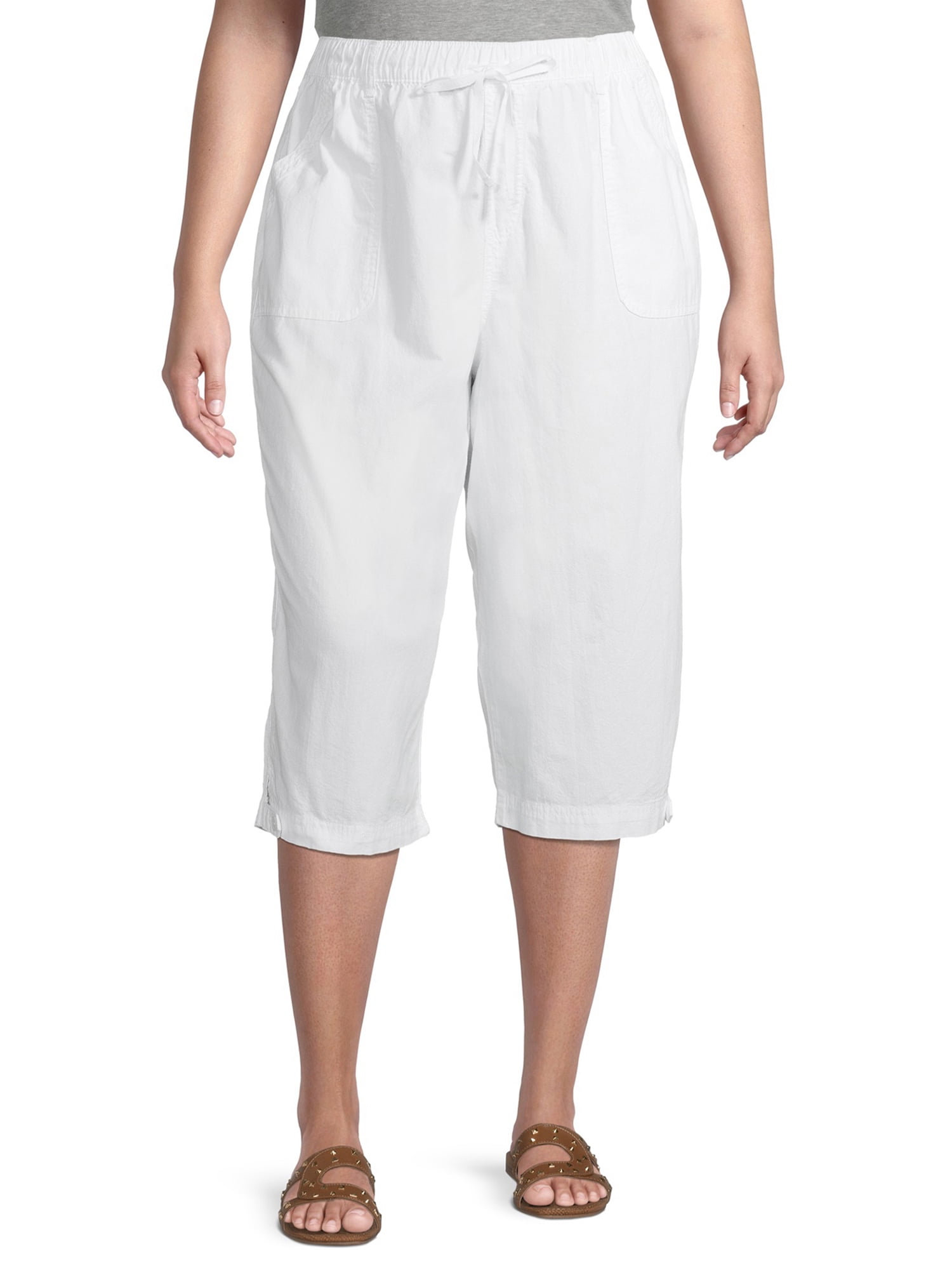 plus size capris walmart
