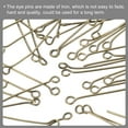 thumbnail image 5 of 200Pcs Eye Pins Jewelry Findings Eye Pins 22mm Iron Eye Pins for Jewelry Making 21 Gauge Bronze, 5 of 6