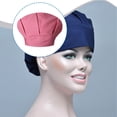 thumbnail image 6 of Milageto Chef Hat Adjustable Multifunctional Sturdy Gifts for Unisex Adults Nurse Cap Pink, 6 of 8
